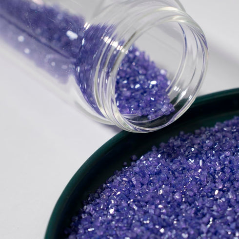NIPEOR Purple Sanding Sugar Edible Sugar Sprinkles For Cakes, Cupcakes, Cookies Sugar Sprinkles for Ice Cream Toppings