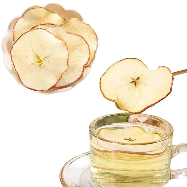 FIFIWER dried apple chips 5.29oz/150gapple chips bulkNo Sugar Added Dried Sweet Apple Delicious