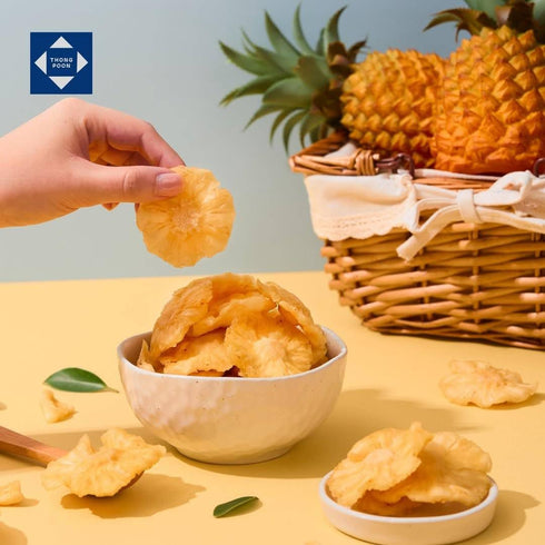 21OZ (600gram) (Pack 6) Natural Dried Pineapple Premium Quality, Naturally Sweet & Juicy, Soft & Chewy, Gluten-Free