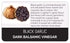 BJ Gourmet Garlic Farm Black Garlic Balsamic Vinegar