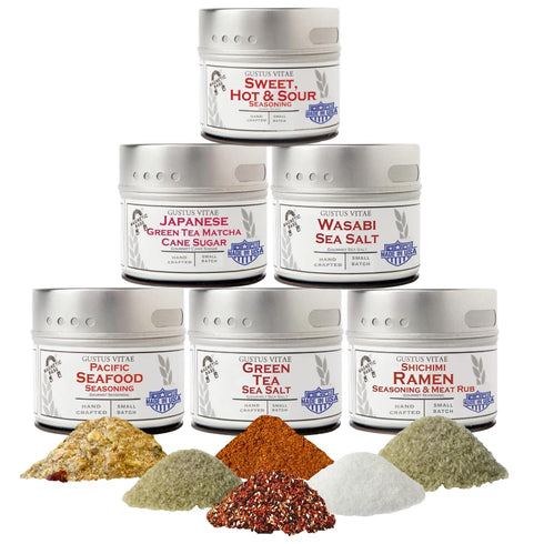 Japanese Seasonings Gourmet Gift Set | Tastes of Japan | Artisanal Spice