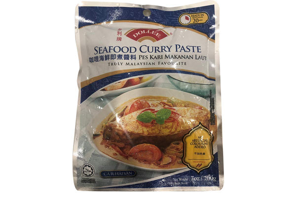DOLLEE Seafood Curry Paste - 7oz (200g) (Pack of 3)