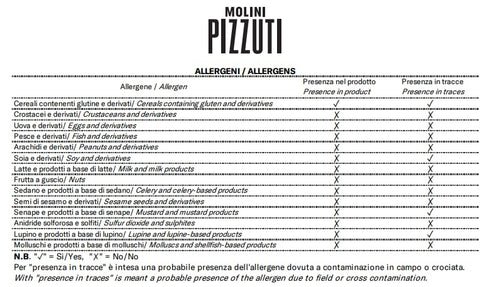 Molini Pizzuti '1' 500g Type Stone-Ground Flour Premium Italian Flour for Artisan Breads, Pizza, and Pasta Bag