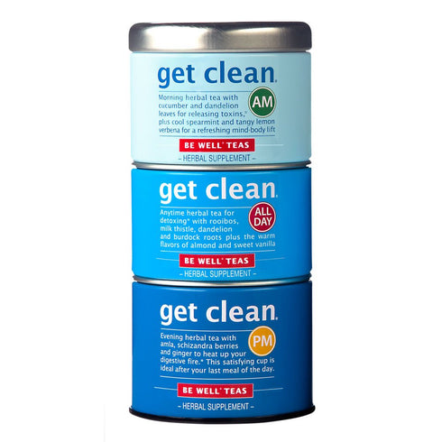 The Republic Of Tea Get Clean Stackable Tea, Herbal Tea, Caffeine-Free, 42