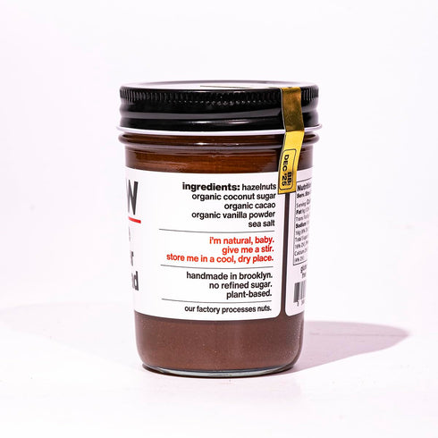 Fine & Raw Chocolate Hazelnut Butter Spread 8 Ounce – Clean Ingredients, Vegan, and Organic Chocolate Hazelnut Spread, Healthy Chocolate Hazelnut Spread (Chocolate Hazelnut)