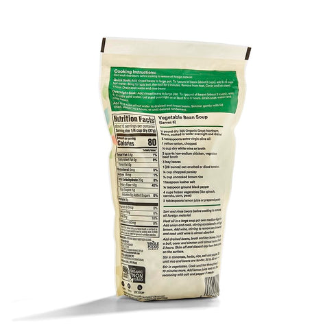 365 16 by Whole Foods Market, Organic Great Northern Beans, Ounce