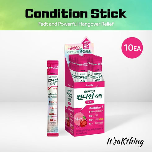It'saKthing 18g*10 Fresh Tomorrow Jelly Stick Plum Flavor Sticks