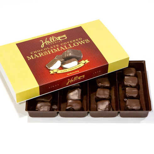 Dark Chocolate Covered Marshmallows, 8 oz
