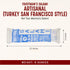 7 Oz Foustman's Salami Turkey San Francisco Style Artisanal, Nitrate-Free, Naturally Cured, Gluten-Free, Dairy-Free, No