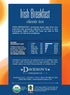 8-count Pack 12 Davidson's Organics, Irish Breakfast, Tea Bags