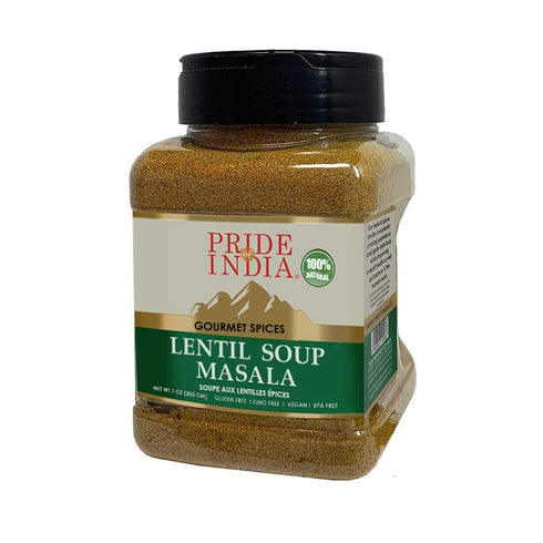 7 oz. Pride of India - Lentil Soup Masala Authentic Indian Taste Spice Blend for Lentil Soups and Stews Flavorful Mix