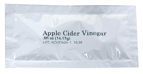 Packets Packets, Packets 25 Pack Packets (0.5 1 Packet) Apple Cider Vinegar ACV Individual Single Serve Apple Cider