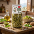 (500 GUSTO ETNA Pistachio Busiata Pasta, Spiral Pasta gr), Artisan Busiate Italian Pasta, Product of Italy, Non GMO
