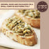 6.3 oz, ARTIGIANI DEI SAPORI - Bruschetta Spread with Olives & Anchovies, Premium Italian Appetizer, Bruschetta Topping