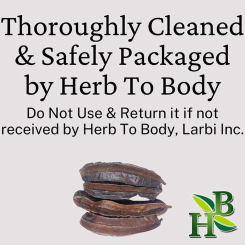 2 Herb To Body Prekese Aidan Fruit Organic - Whole Pods, Tetrapleura Tetraptera, African Dried Herbs for Herbal Tea