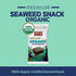 Organic DAECHUN Seaweed Snacks, 20 Pack, Original, Premium Product of Korea