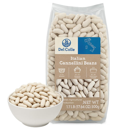 Del Colle Italian Cannellini Beans White Kidney Beans, Dried Cannellini Beans, White Beans Dry,