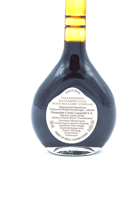 Lazaridis 100ml Aceto Balsamico Vinegar Gold Seal