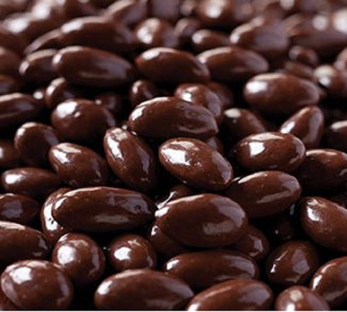 1 lb (16 Oz Sugar Free Dark Chocolate Covered Almonds by Its Delish, Bag) Kosher Parve and Vegan Semisweet Chocolate
