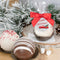 3 Pcs Christmas Hot Chocolate Bombs Gourmet White Chocolate Favors with Crushed