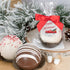 3 Pcs Christmas Hot Chocolate Bombs Gourmet White Chocolate Favors with Crushed