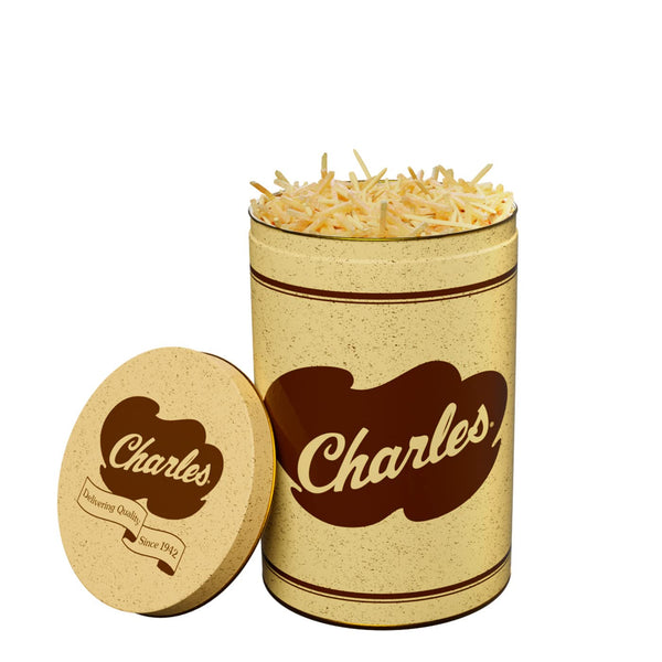 Charles Chips Potato Sticks Tin 10oz Crispy Shoestring Potato Sticks in Iconic