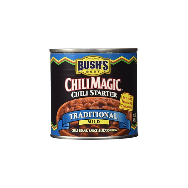 Starworld market Bush's Chili Magic Chili Starter: Traditional Mild (3 Pack) 15.5 oz Cans