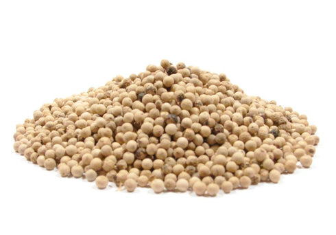 Whole White Peppercorn, 4oz - Hotter Than Black Peppercorn