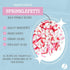 Jimmies 10 Sweets Indeed Valentines Day Sprinkles with Hearts | Bulk Mix | Red White Pink Sprinkle Mix for Baking