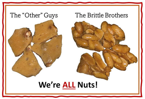 16 oz Brittle Brothers Bacon Peanut Brittle - Gift Box - Gourmet Candy