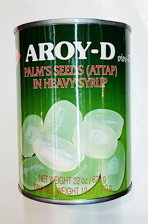 Generic 22 oz, 2 Palm Seeds in Heavy Syrup, Can