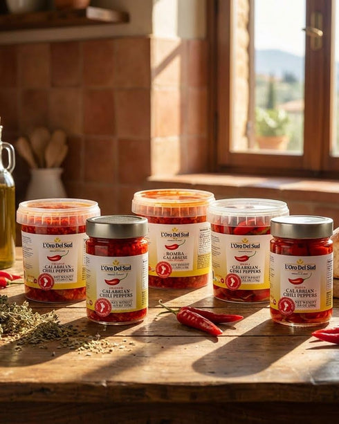 9.8 oz (280 Packed Crushed Calabrian Chili Peppers Paste, g) Spread, Chopped, Grown and in Calabria Italy, Authentic