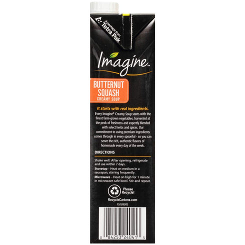 32 Imagine Organic Soup, Creamy Butternut Squash, Ounce