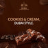 2.47oz (6 Pack) Dubai Chocolate Bar Cookies & Cream Premium Chocolate with Cookies & Cream Filling and Crispy Kataifi