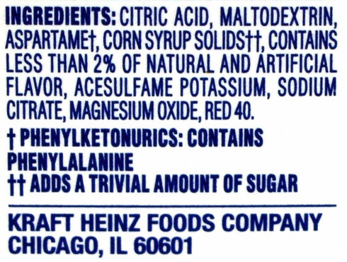 12-Quart (Pack 4) Crystal Light Strawberry Watermelon Drink Mix, Canister