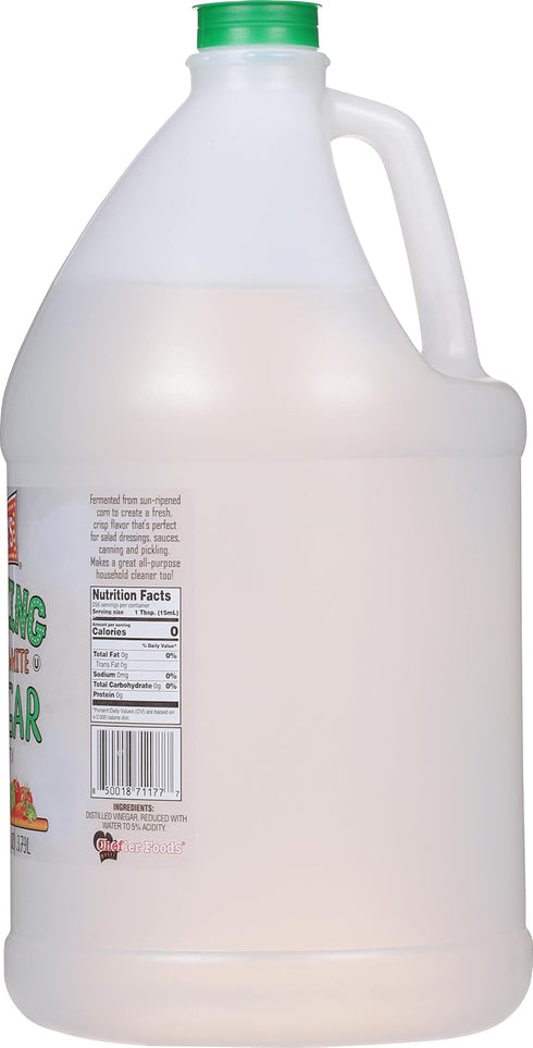 Mike's Amazing 1 (128 oz), 5% Distilled White Vinegar, Gallon fl Acidity