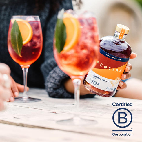 70cl Pentire Coastal Spritz - Botanical Alcohol Free Aperitif - Distilled from Native Cornish Plants - No Added Sugar