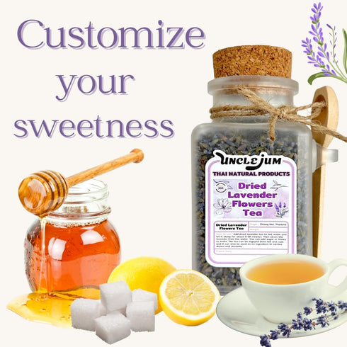25g Packed Dried Lavender Flower Buds Edible Culinary Grade for Tea, Baking, Aromatherapy & Crafting in Plastic Jar