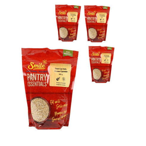Smile Natural Foods Steel Cut Oats (4 pack)