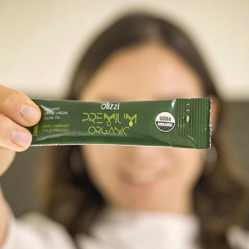 Packets 10 Packs (0.34 Oz Olive Oil - Olizzi Premium Organic Extra Virgin, New Harvest, Award Winning, Early Harvest