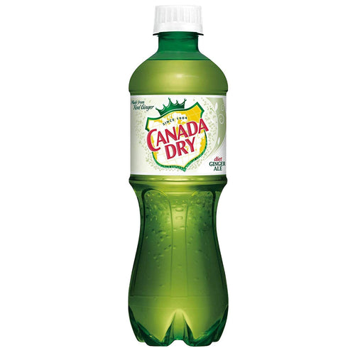 (Pack 8) 20-oz. BEEQ of Canada Dry Zero Sugar Ginger Ale Soda, Bottles