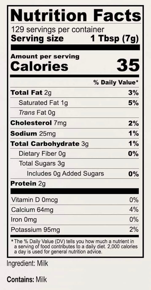 2 lb, Anthony's Whole Milk Powder, Gluten Free, Non GMO, Made in USA