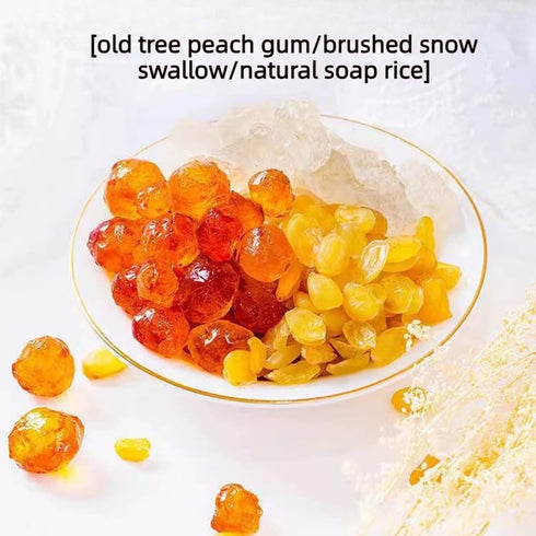 15g*30 Packets, Peach Gum Snow Swallow Saponin Rice Combination, Individual Small Scientific Ratio, Natural Plant Raw