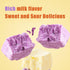 laweny 5.3 ounces/150 Freeze dried yogurt chunks grams, crispy skin mixed with fruit flavors, strawberry, peach, dragon