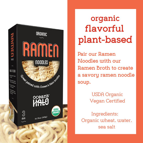 8.4 Ocean's Halo, Organic Ramen Noodles, Vegan, USDA Organic, Ounce