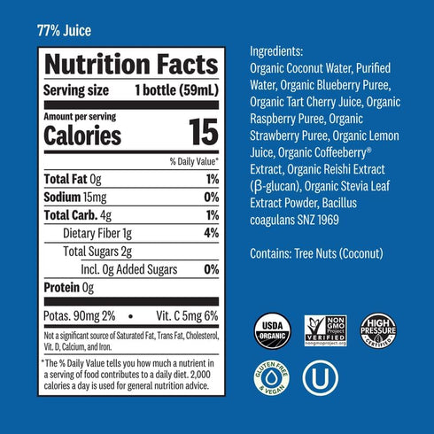 2 (Pack 10) Suja Juice Organic Energy Wellness Shot Ounce