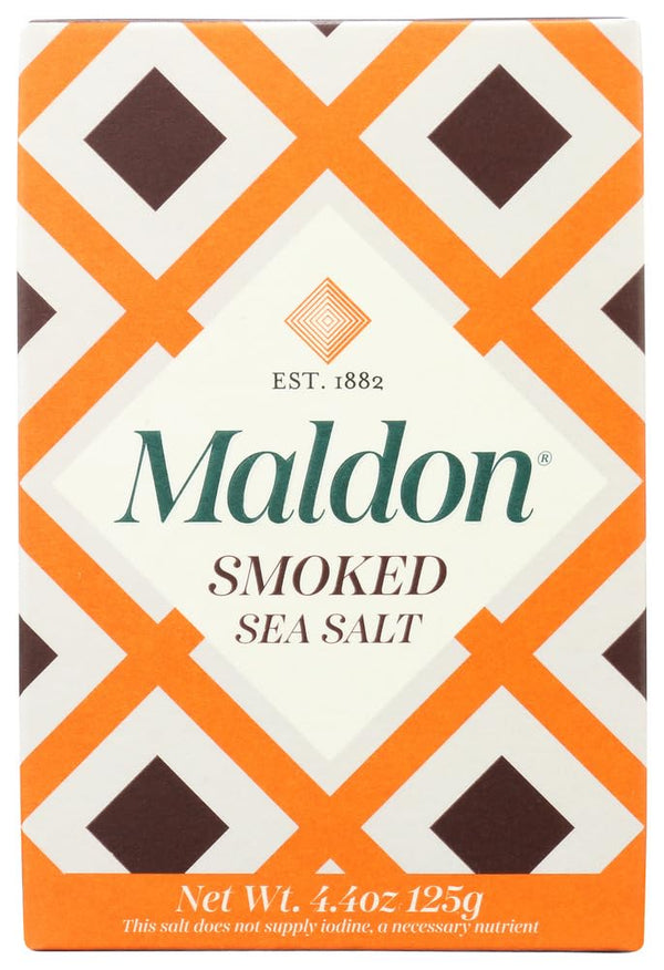 Maldon Flakes - Smoked Sea Salt - Case of 6-4.4 oz.