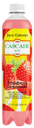 Cascade Ice Sparkling Water, Strawberry Lemonade, 17.2 Fl Oz (Pack of 12)