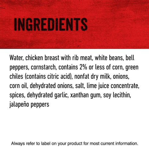 (Pack 12), 15 oz 19g HORMEL Chili Natural White Chicken Chili with Beans of Canned Chili Protein per Serving