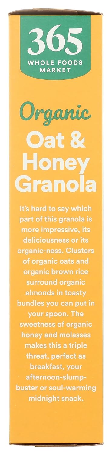 365 17 by Whole Foods Market, Organic Oat & Honey Granola, Ounce